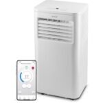 Climatiseur mobile Sencor SAC MT7048C 7000 BTU WiFi déshumidification blanc