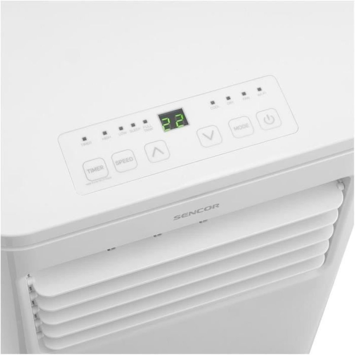 Climatiseur mobile Sencor SAC MT7048C 7000 BTU WiFi déshumidification blanc – Image 5