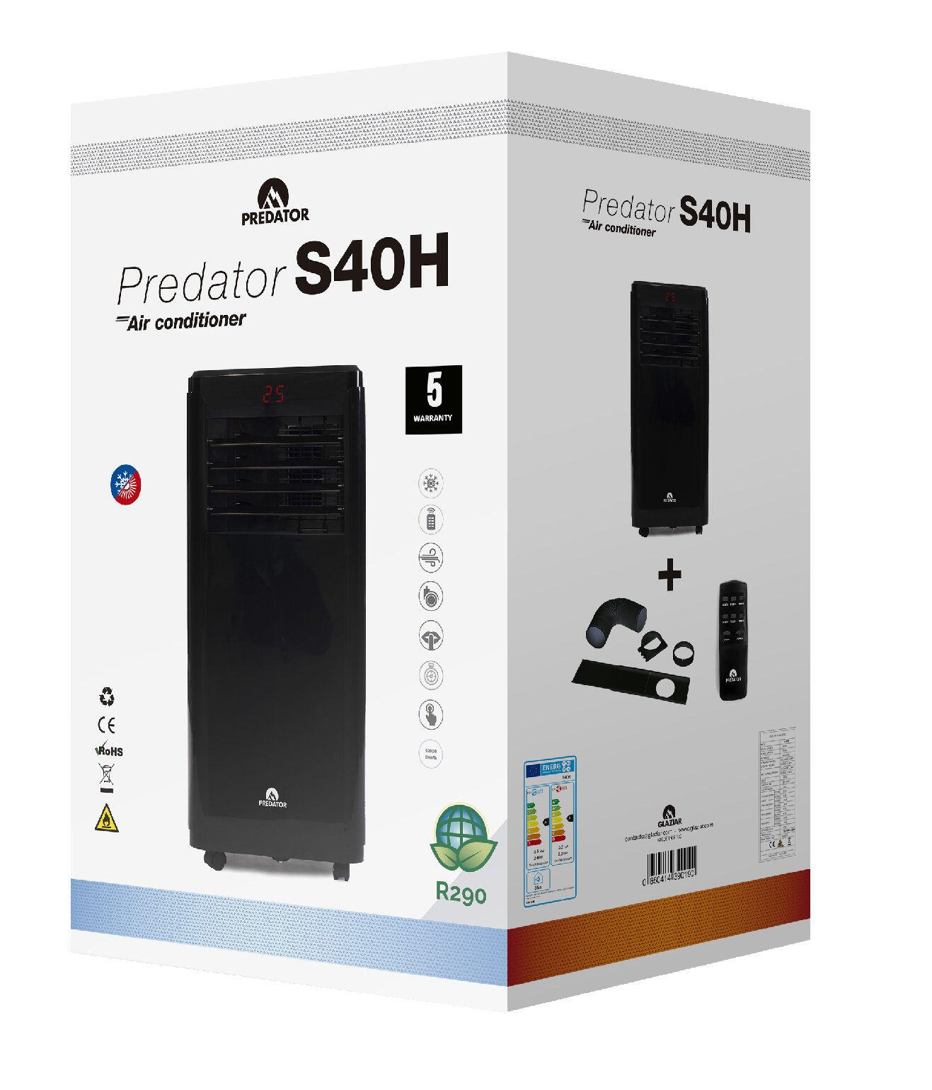 Climatiseur mobile GLAZIAR Predator sh+ 12000 – Image 8