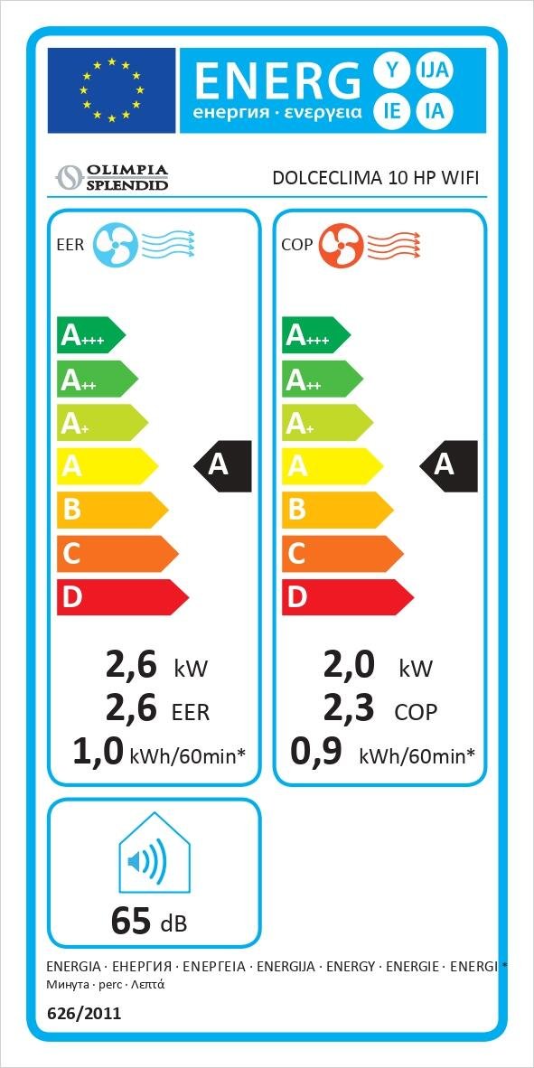 Climatiseur connecté mobile réversible Dolceclima 10 hp wifi 2600W – Image 4
